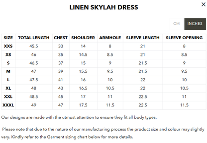 NEW 100% Linen Skylah Long Sleeve Maxi Dress